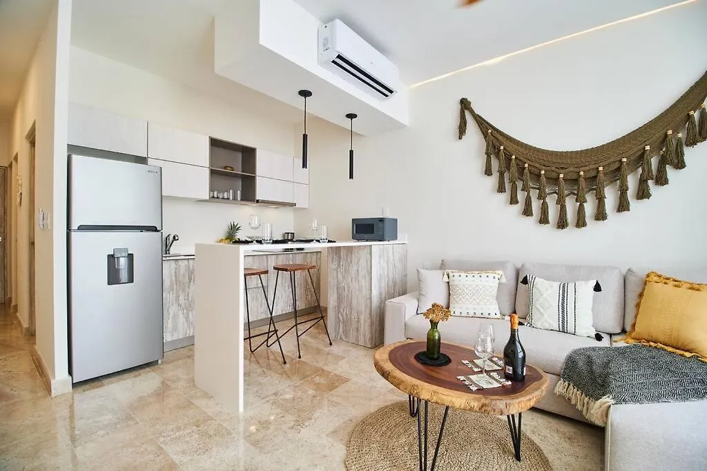 Apartment Ph Hamlet -Private Pool & Roof & Beach Club Access Tulum