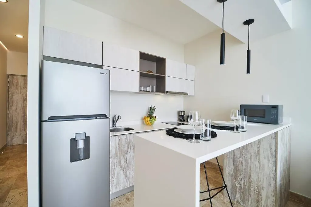 Apartment Ph Hamlet -Private Pool & Roof & Beach Club Access Tulum Mexico