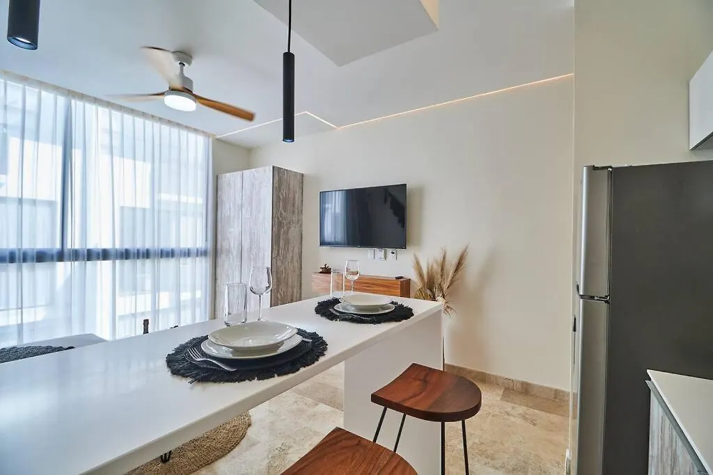 Ph Hamlet -Private Pool & Roof & Beach Club Access Tulum Apartment