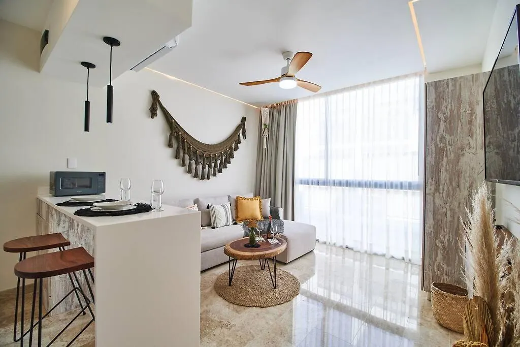 Apartment Ph Hamlet -Private Pool & Roof & Beach Club Access Tulum