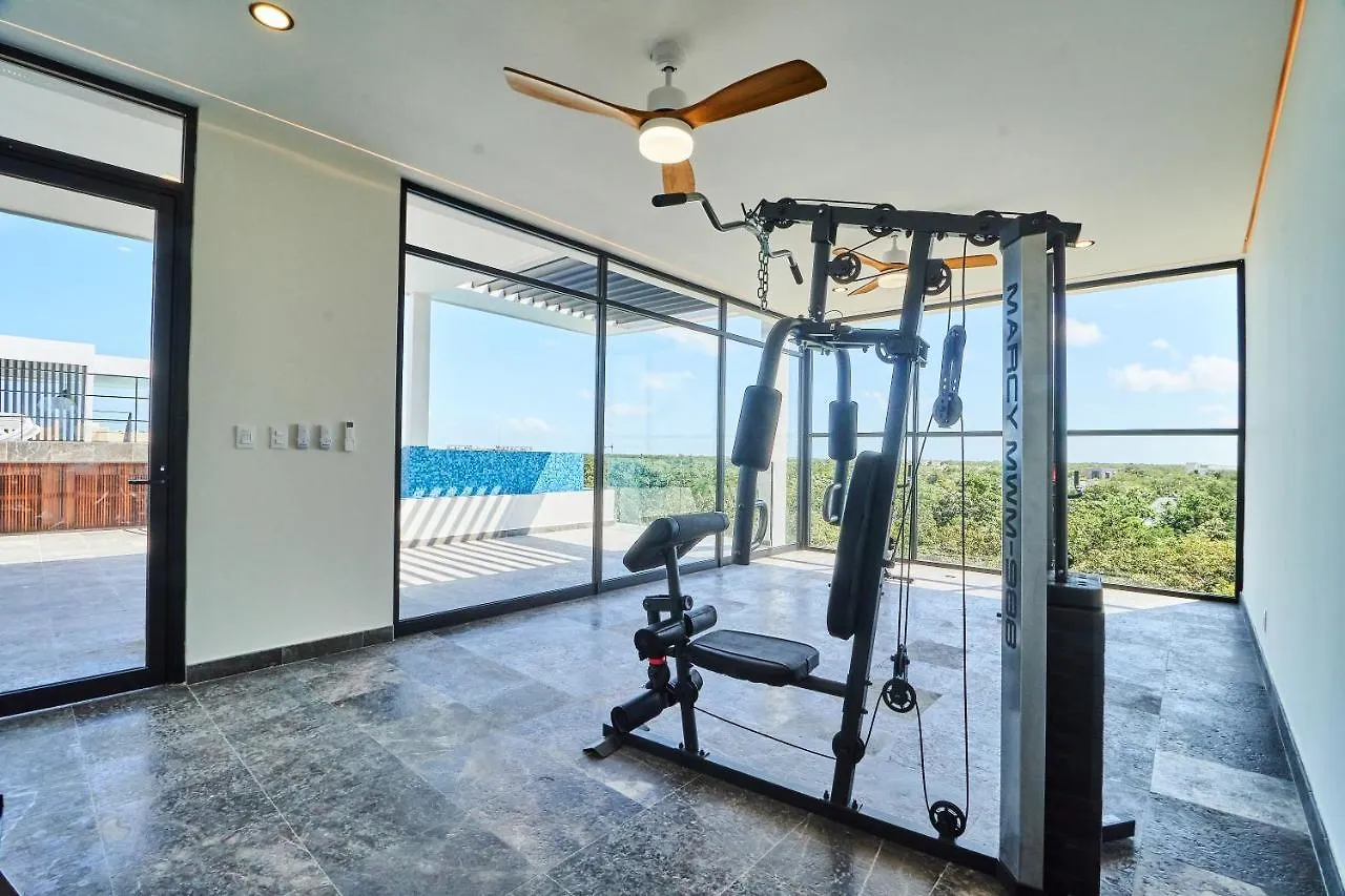 Ph Hamlet -Private Pool & Roof & Beach Club Access Tulum Apartment